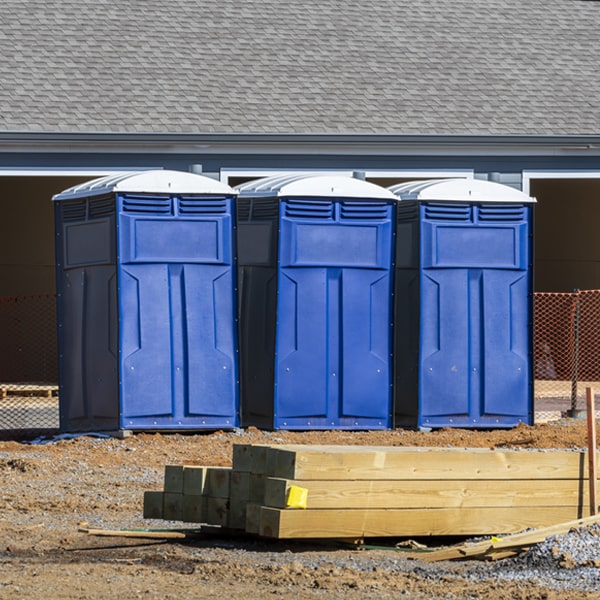 what is the cost difference between standard and deluxe porta potty rentals in Green Cove Springs